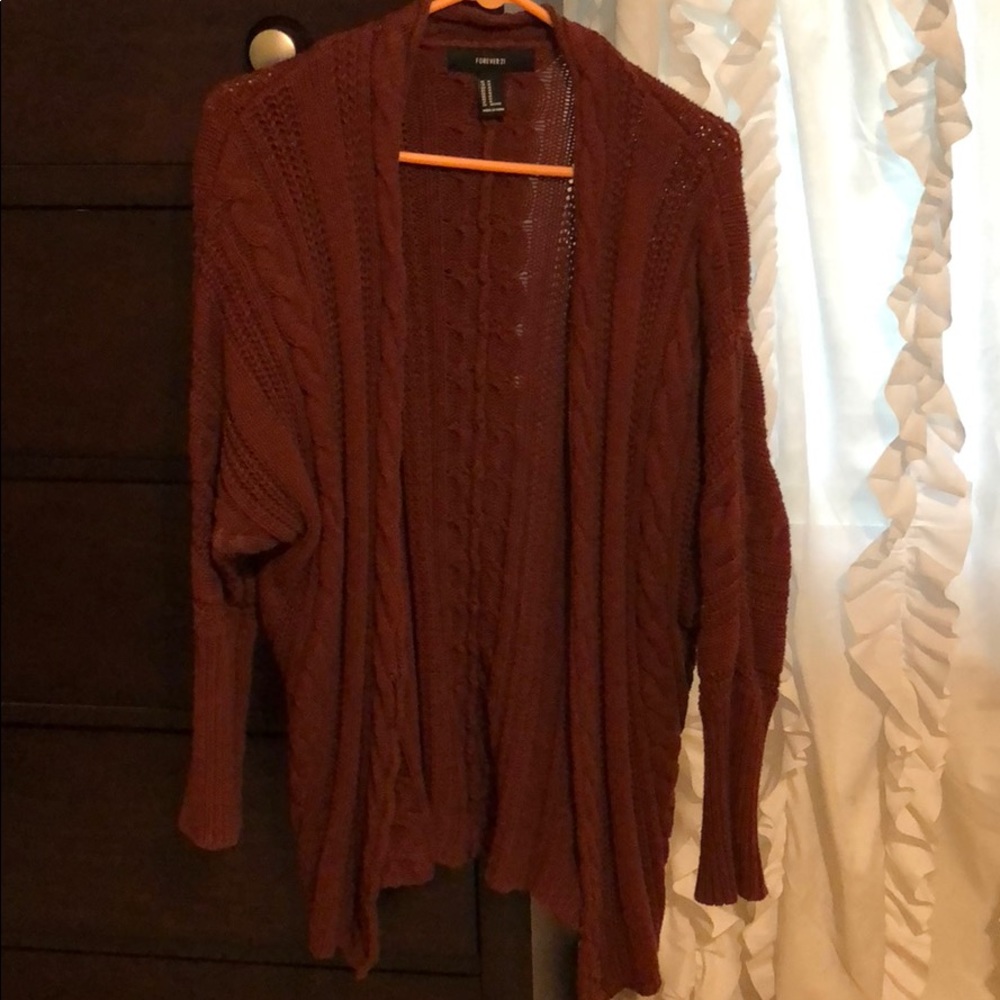 Maroon Cardigan Medium